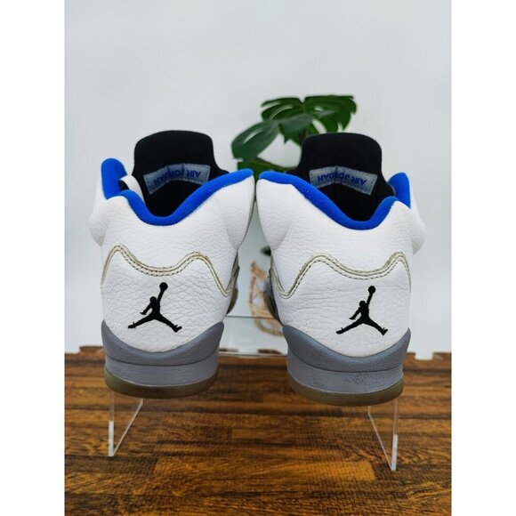 Nike Youth Air Jordan 5 Stealth White Athletic Sneakers Size 5Y US - Picture 3 of 8